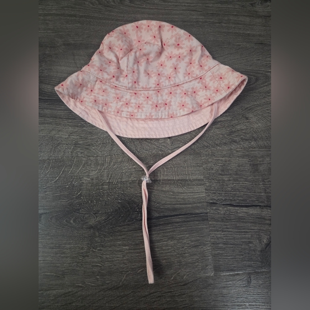 LC Lauren Conrad 100% Cotton Floral Bucket Sun Hat - Youth